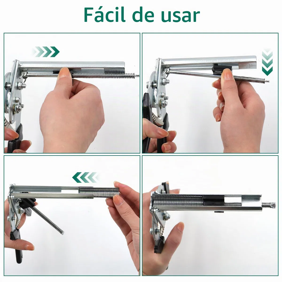 Alicates para salchichas con 600 clavos M, alicates para salchichas, alicates para anillos Hog, adecuado para vallas, jaulas y muebles