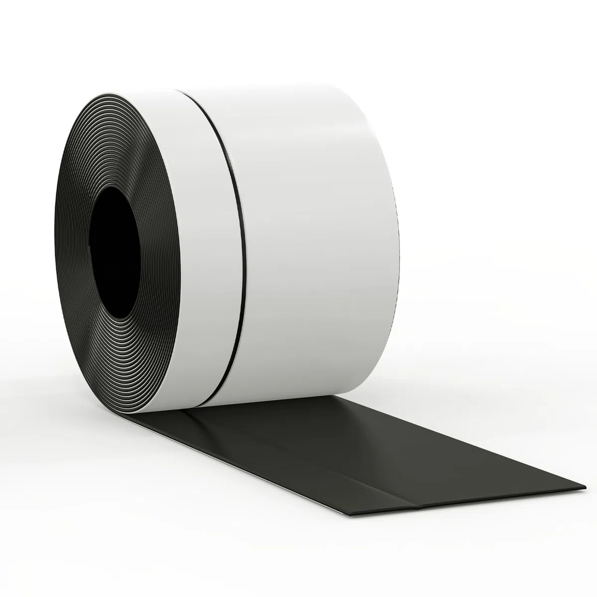 Rodapié Flexible Autoadhesivo, 5 Metros 50x20mm Plegable para Cocina, Baño y Pared, Decorativo, Resistente a Los Rayos UV, Negro