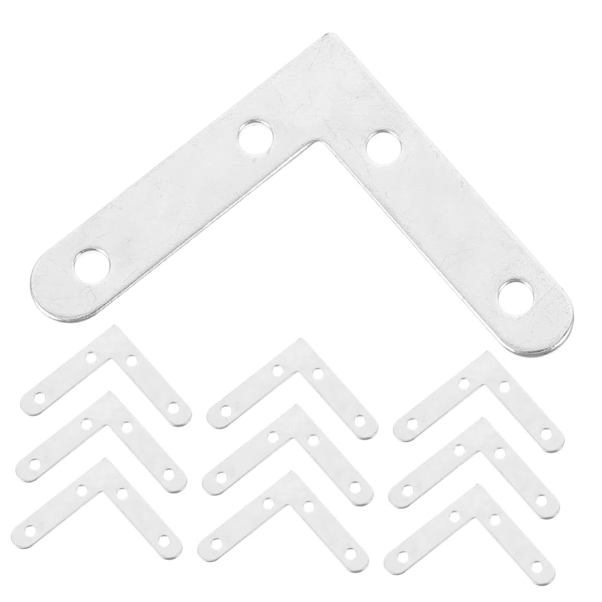 Soportes De Esquina De Hierro 90 Grados Para Marco De Pantalla, Esquinero Práctico De 10 Piezas, Accesorio Fijo Para Reparación De Mosquiteros En Ventanas