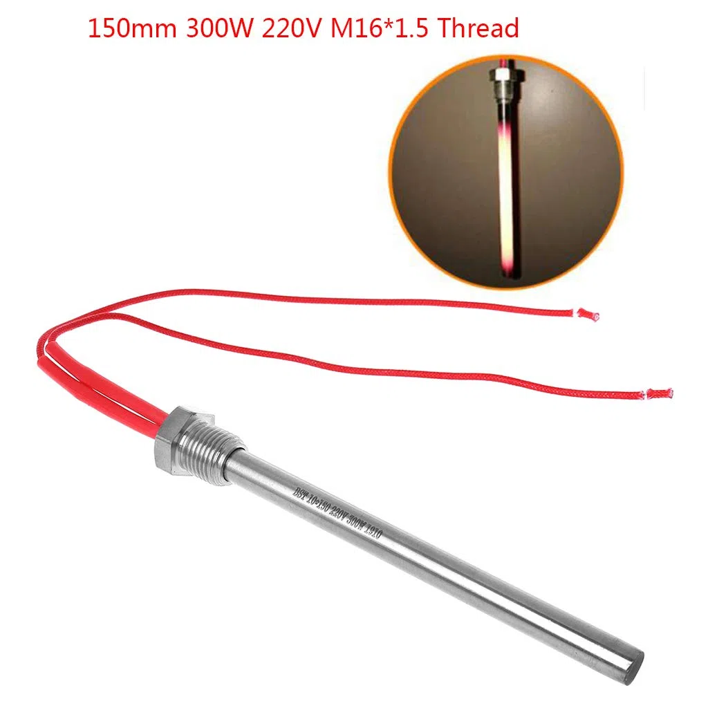 Belti 350W 220V Encendedor de Encendido Hot Rod Estufa de pellets de Madera 10 * 140/150 / 170mm M16 * 1,5