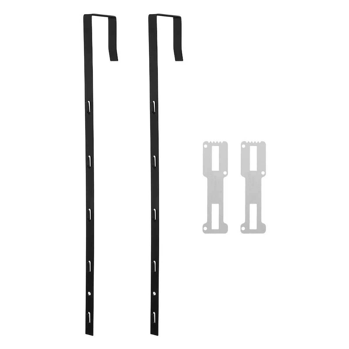 Ciieeo Juego De 2 Ganchos Metálicos Ajustables Para Espejo De Puerta Soportes Resistentes Para Colgar Ropa Y Accesorios Ahorra Espacio Para Baños Y Habitaciones Pequeñas Montaje Sin Herramientas