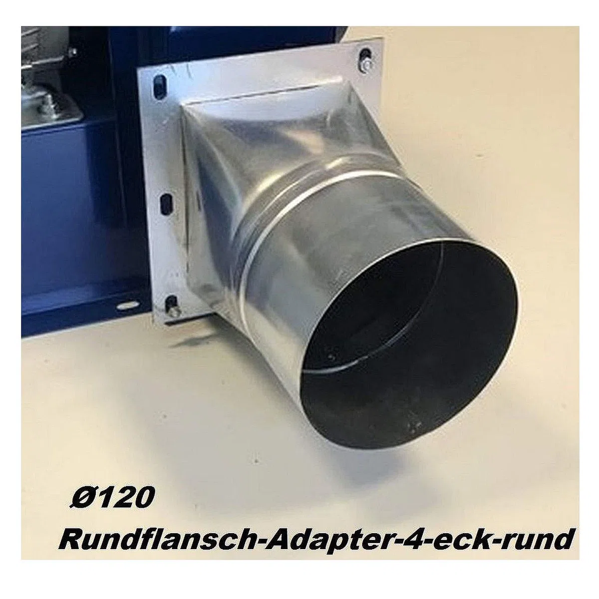Adaptador de 4 acodadas y ranuras, 120 mm de diámetro, conector de tubo, conector de manguera para ventilador radial, ventilador radial, ventilador radial, ventilador radial, ventilador