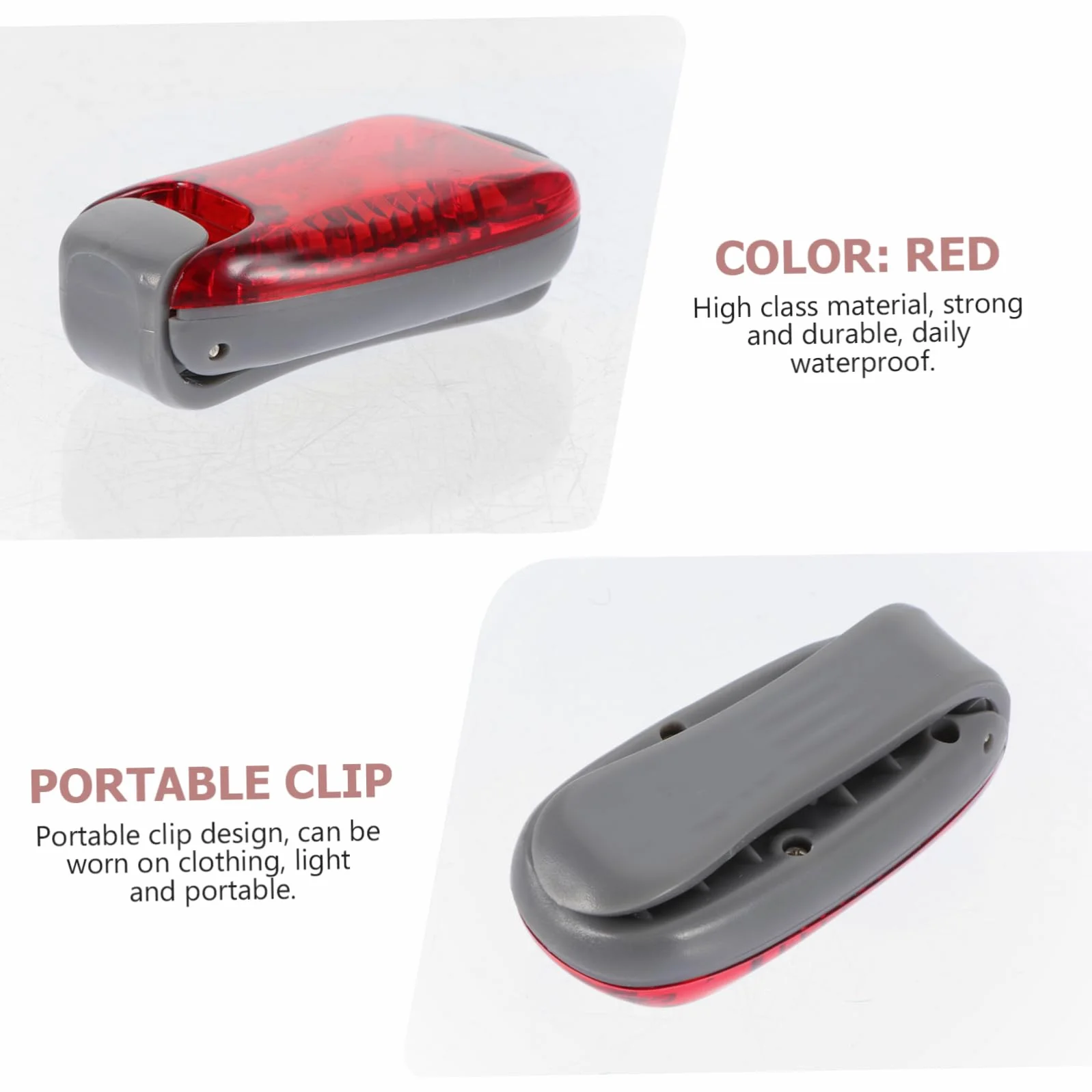 Luces Bicicleta Recargable LED SUPVOX Roja Señal Campamento Exterior