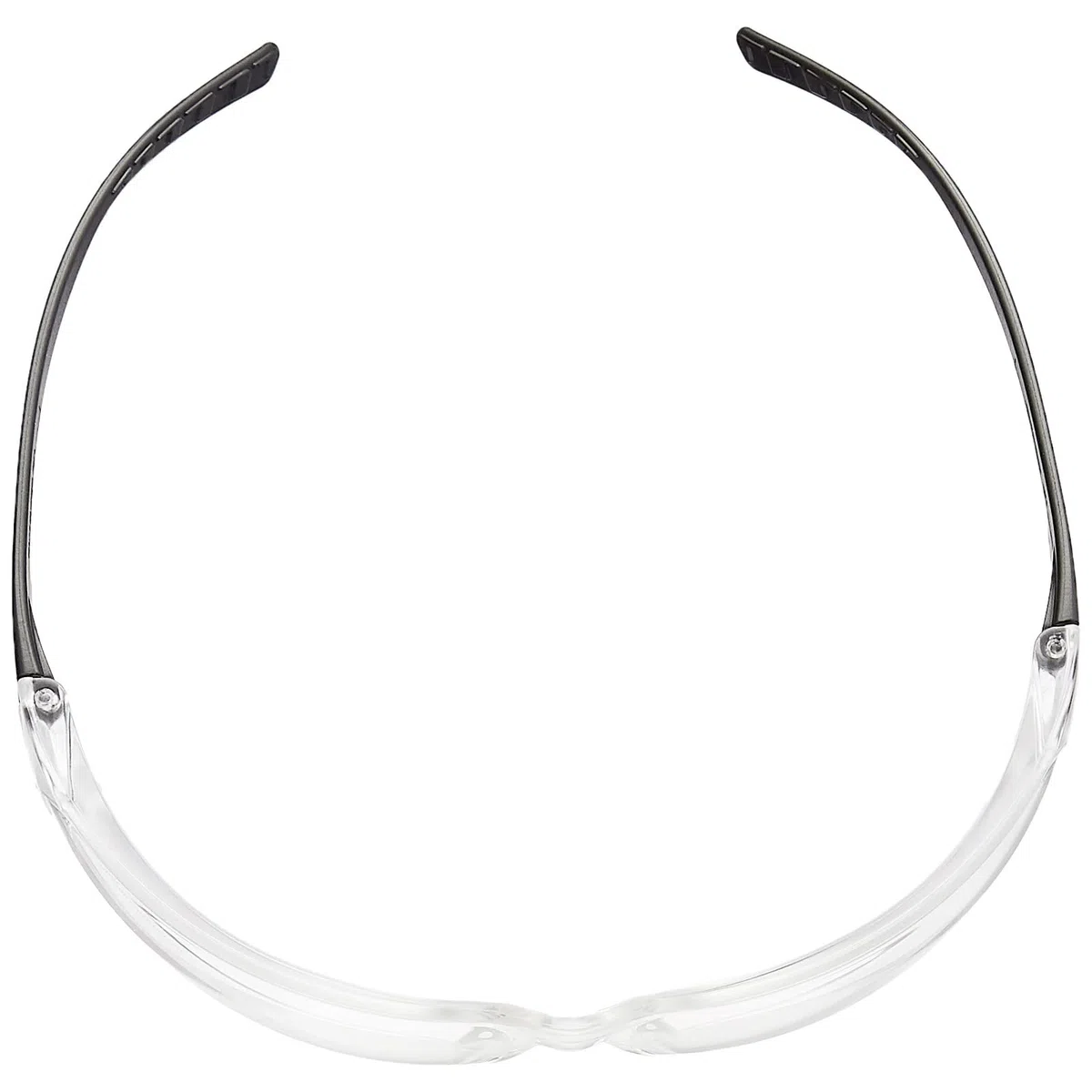 Amazon Basics Gafas de seguridad (Transparente/negro), antivaho, paquete de 12