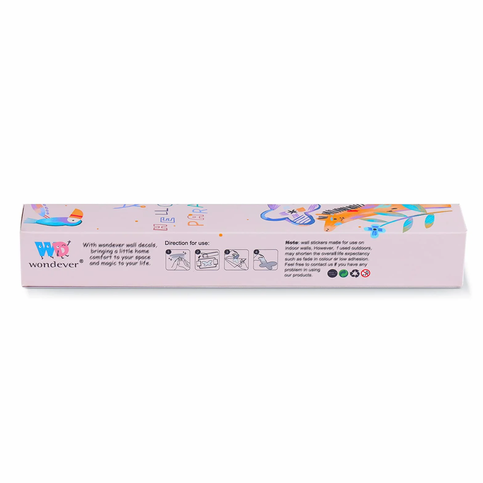 wondever Pegatinas de Pared Flor Silvestre Hierba Adhesivos Pared Decorativos Plantas Verdes Hojas Mariposa Vinilos Pared para Salón Dormitorio Oficina