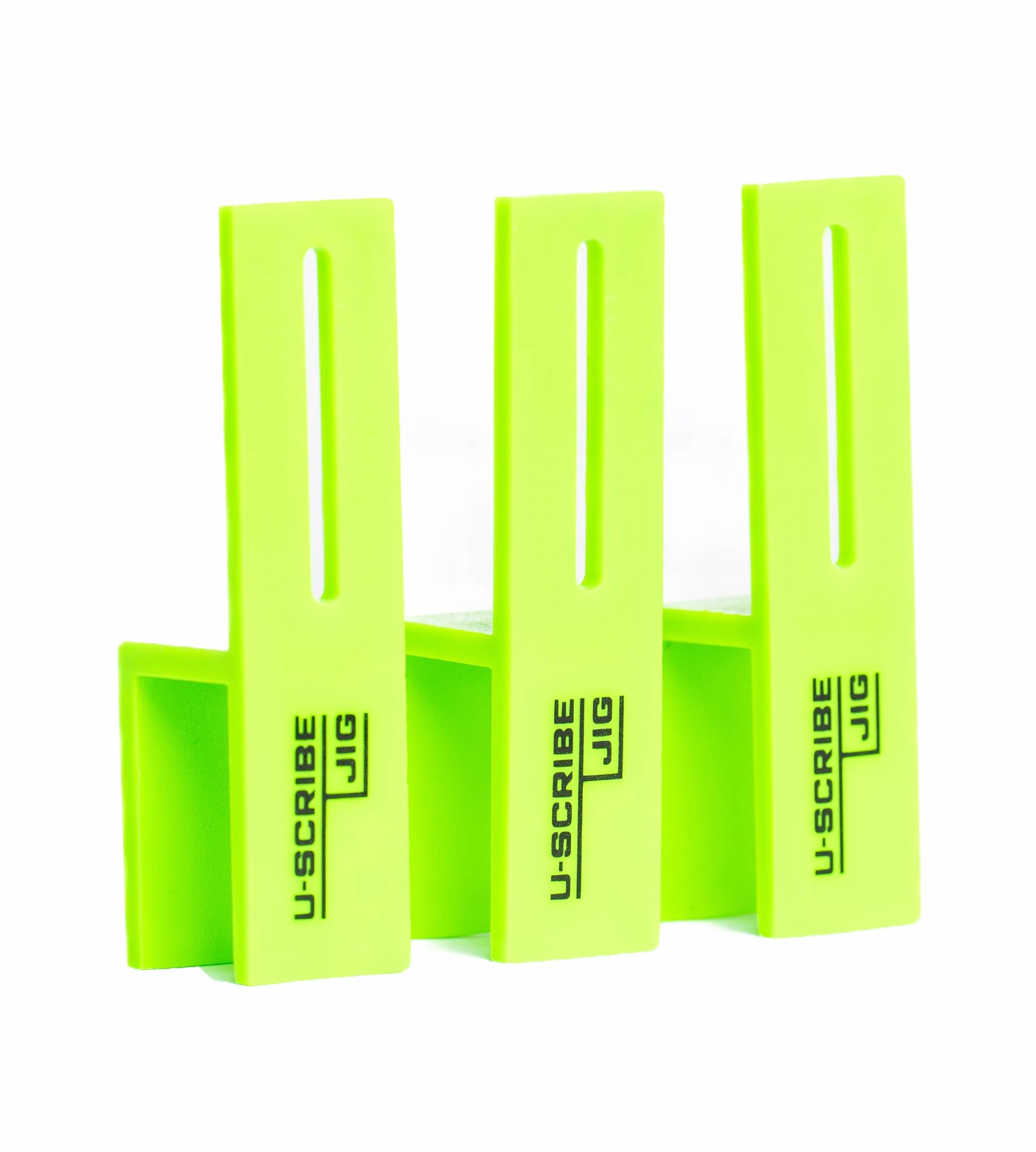 U-Scribe Jig Herramienta de Escritura, Juego de 3 plantillas de carpintería de 18 mm, la herramienta perfecta para cualquier instalador de cocina, dormitorio y muebles, rellenos, fascias y paneles