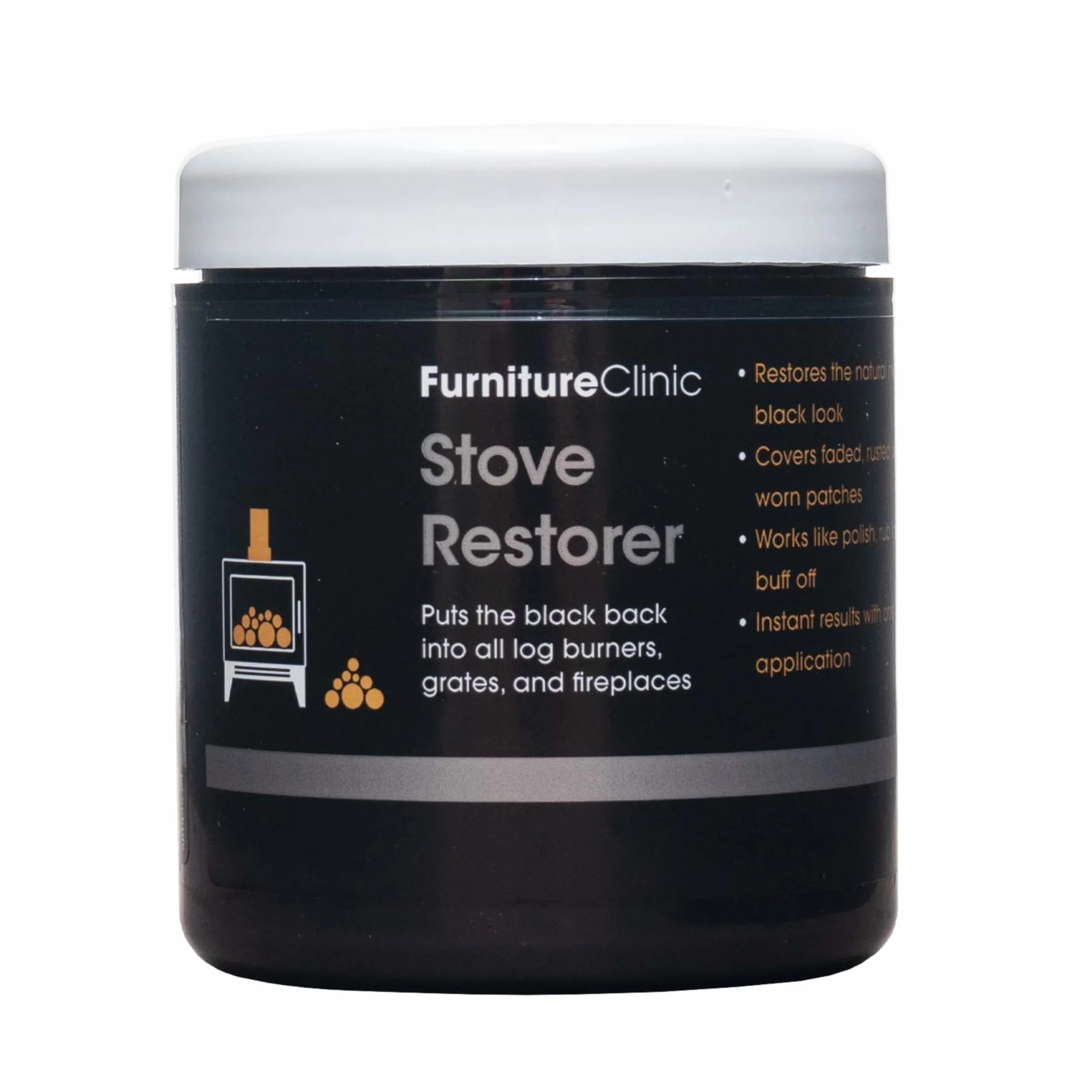 Furniture Clinic Restaurador de Estufas Negro Mate 250 ml