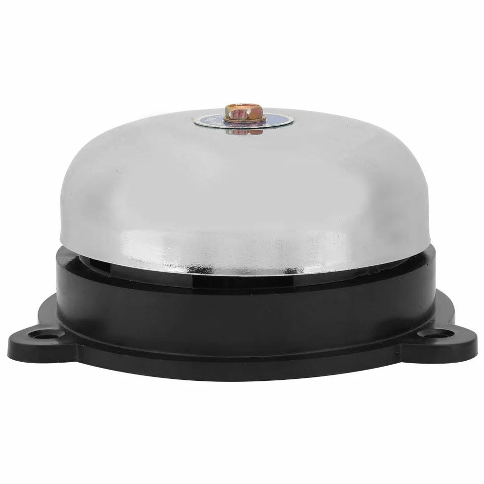 Timbre de señal, Campana de Anillo de Montaje en Pared de 4 Pulgadas Interior 220V para Escuela para fábrica