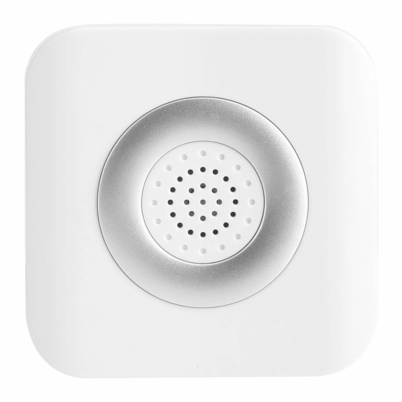 Timbre de Puerta Alámbrico 12V, Impermeable IP44, Plástico ABS, 8.6x8.6x2.5cm, Control de Acceso para Casa y Oficina
