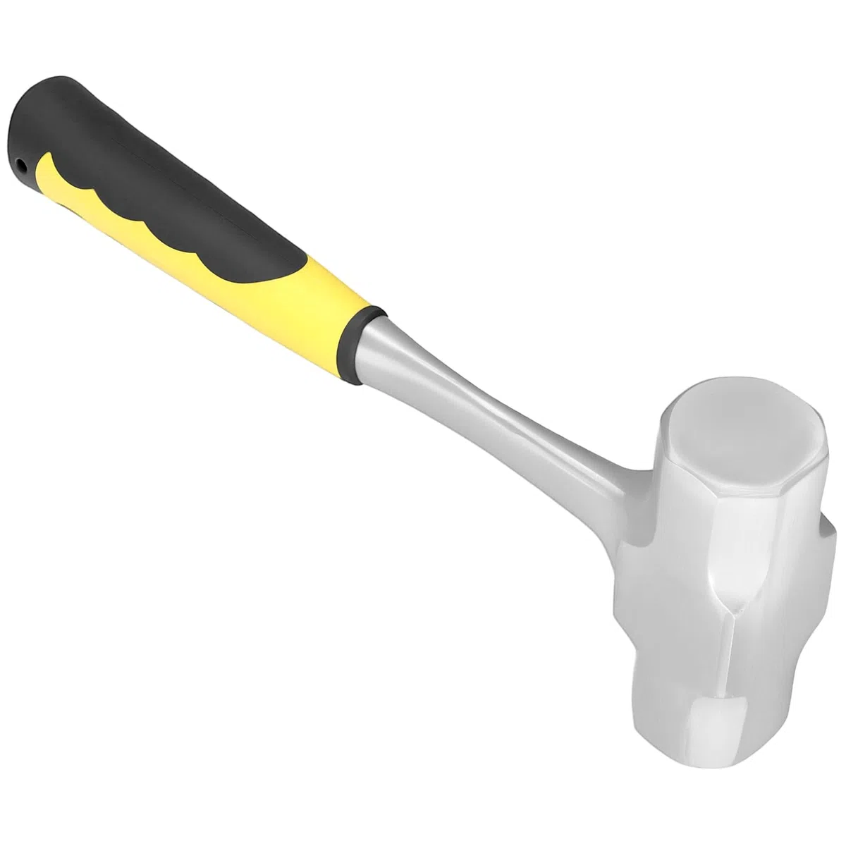 Martillo de Cerrajero 4 Libras con Cabeza de Acero Alto Carbono y Mango PPR Antideslizante para Construcción y Taller