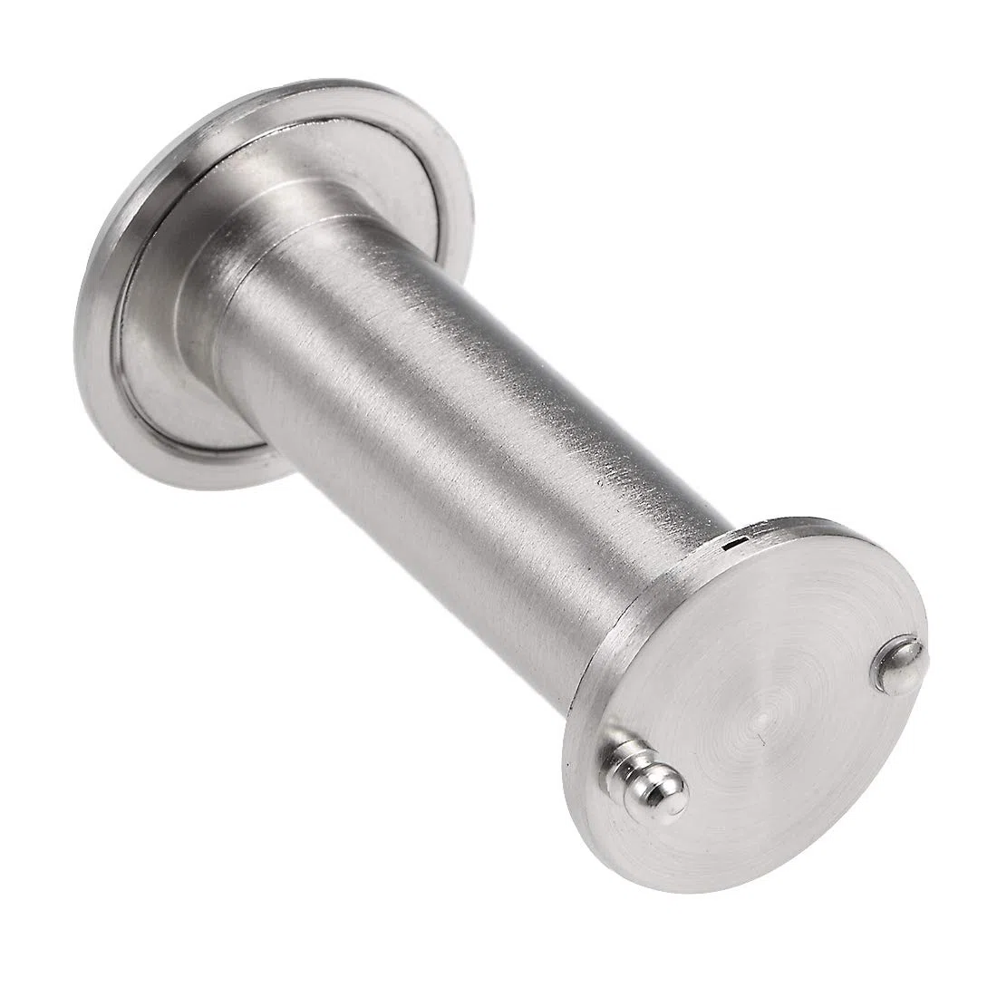 sourcing map Mirilla de la puerta de 200 grados para puertas de 55-90 mm, acabado en cromo satinado cepillado