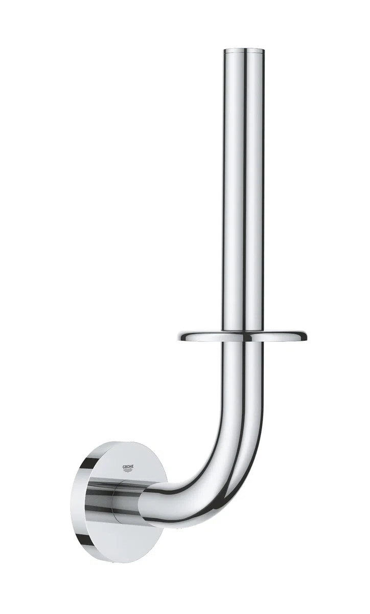 Grohe Start Spare QuickFix - Portarrollos de Barra, Cromo, para Pegar (Pegamento QuickGlue A1) o atornillar, Ref. 41186000