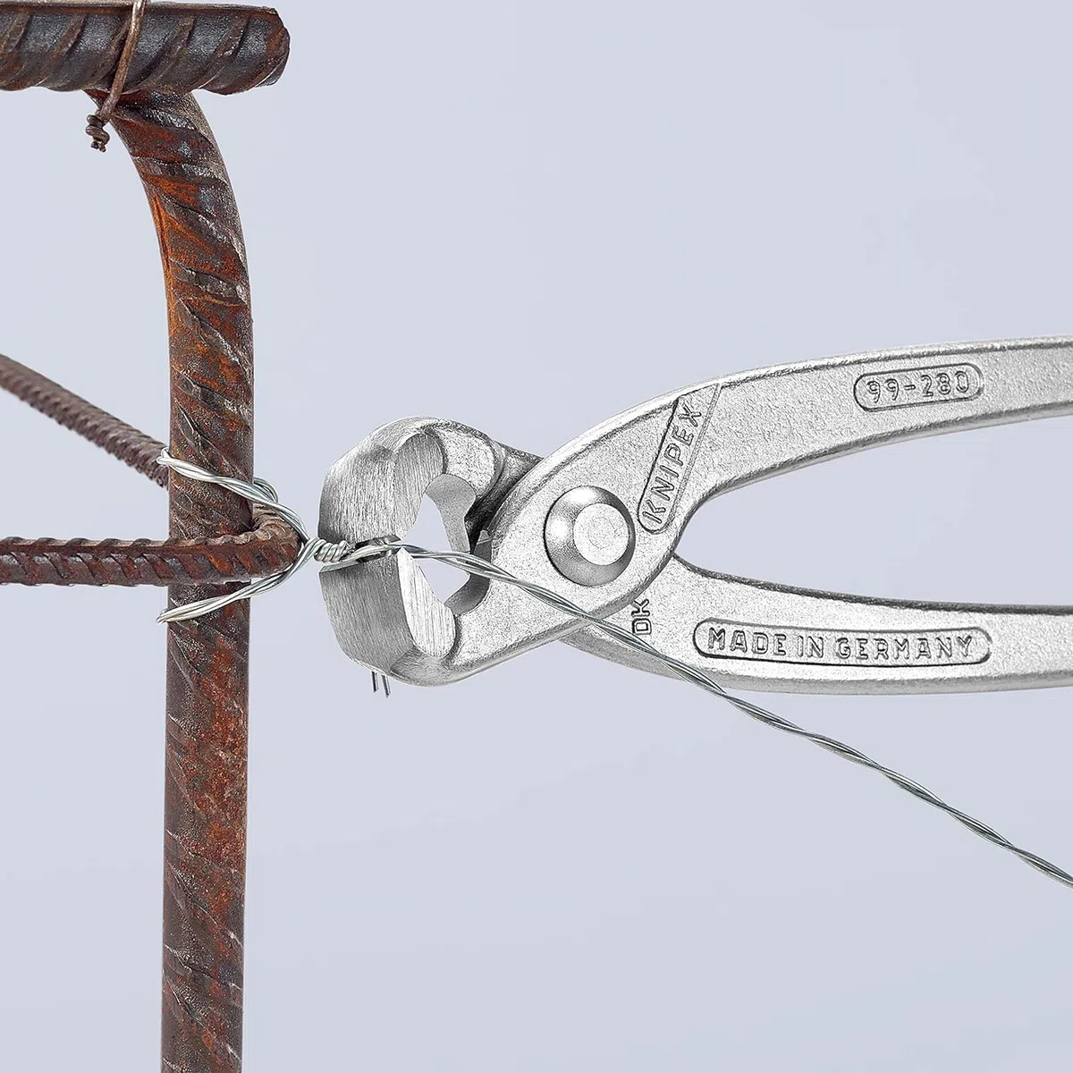 KNIPEX Tenaza rusa (tenaza rusa) cincado brillante 280 mm, 99 04 280 EAN