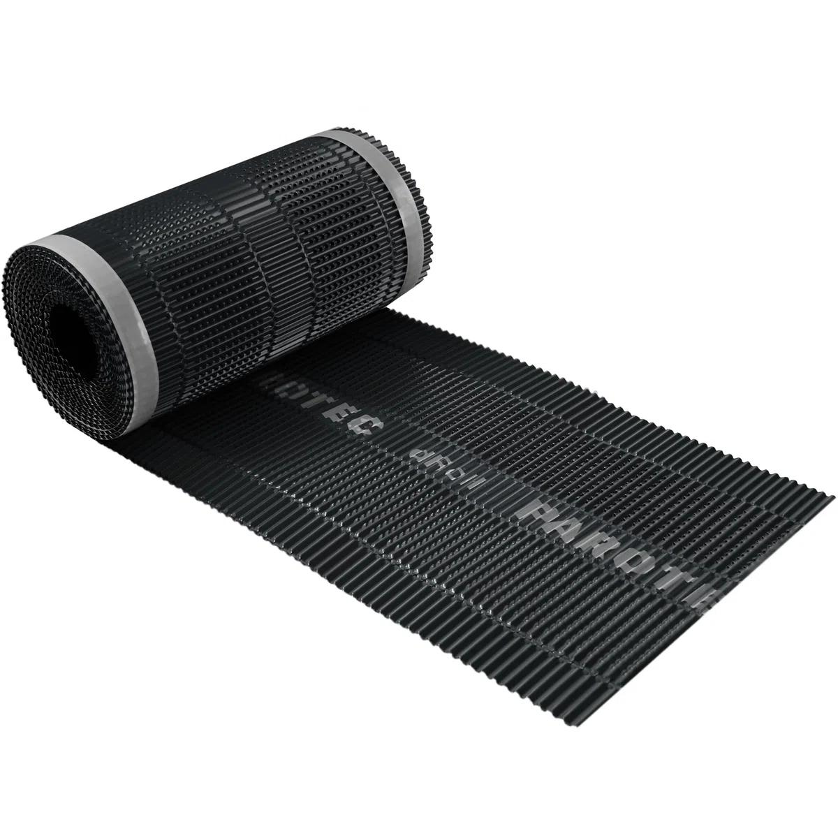 Parotec 30 cm x 5 m - Rollo de Cumbrera para Tejado, Antracita RAL 7021. Banda de Cumbrera para Sellado y Ventilación de Cubiertas