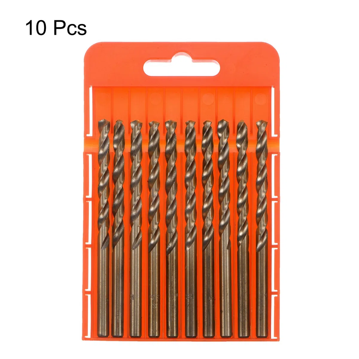 QUARKZMAN 10 Piezas Barrenas Helicoidales de Cobalto de 4.8 mm/0.189" de Acero de Alta Velocidad M35 HSS para Taladrar Acero Inoxidable Cobre Madera Plástico Otros Materiales Duros
