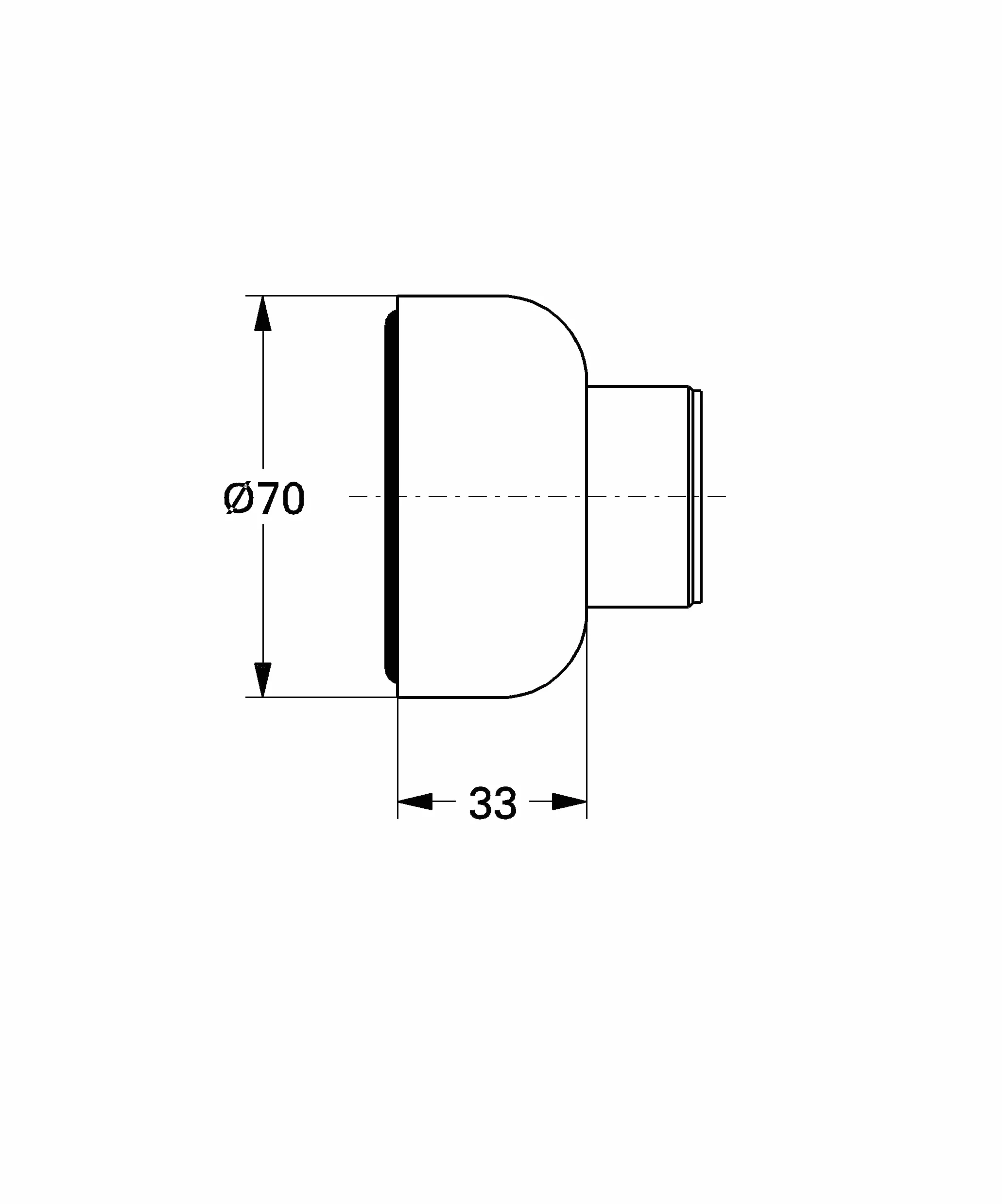 Grohe - Vástago para grifos Ref. 47455000