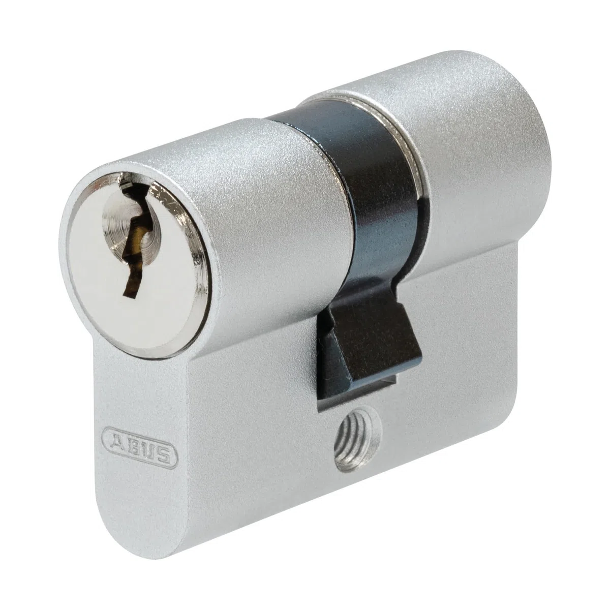 ABUS Cilindro corto TI11 ST 21/21 - cilindro para puertas de cristal, metal y de entrada poco gruesas - cerradura independiente, bombín con 3 llaves incluidas